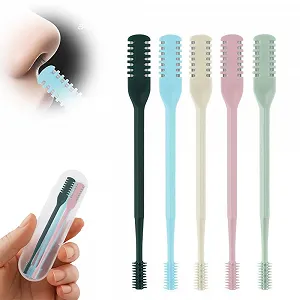 Тример для носа CHmiss 360° Роторний Набір з 5 2-в-1 Ручний Без електрики для жінок та чоловіків з коробкою для зберігання - Фото 1