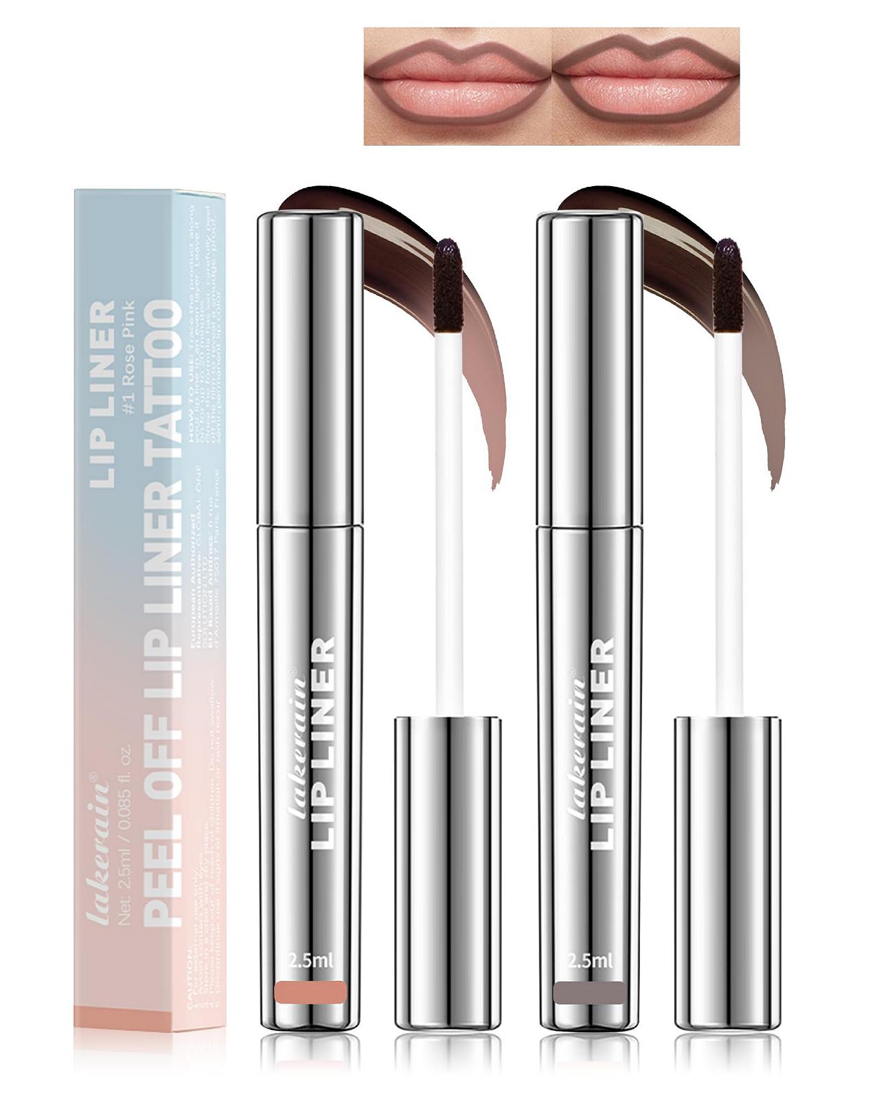 Набор Peel Off Lip Liner 2 цвета Lip Tint Peel Off Lip Liner 3+4, фото №1
