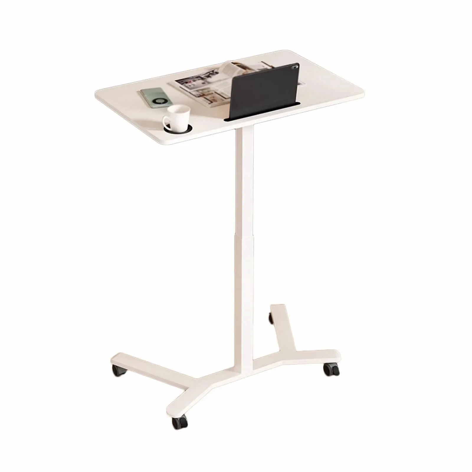 Напольная стойка для ноутбука, Портативный мобильный компьютерный стол, Регулируемый, Напольная полка для чтения книг, для офиса, дома, улицы, фото №1