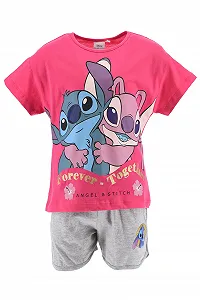 Комплект Бавовняний Disney Stitch & Angel для Дівчаток Літній Forever Together - Фото 1