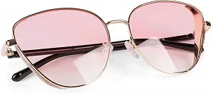 Солнцезащитные очки Cateye styleBREAKER с блестками, металлической оправой и поликарбонатными линзами, кошачий глаз, ретро вид 09020104 synthetic.ua - Фото 1