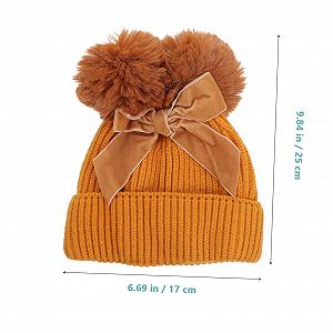 Вязаная шапка PACKOVE Детская зимняя - Фото 1