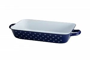 Форма для запікання Riess COUNTRY - Dirndl 0046-074 прямокутна, 33 x 20 см, висота 6 см, емальована - Фото 1