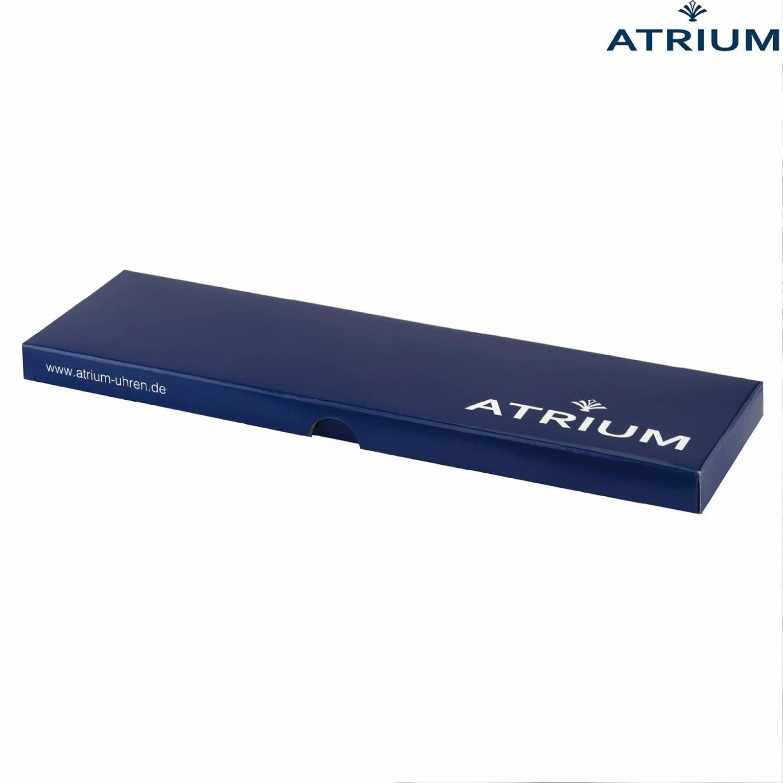 Часы женские Atrium A41-13 Титан Аналоговые Кварцевые Черные, Ремешок, фото №5