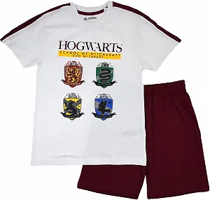 Комплект пижам Harry Potter Hogwarts с короткими рукавами для мальчиков Летняя synthetic.ua - Фото 1