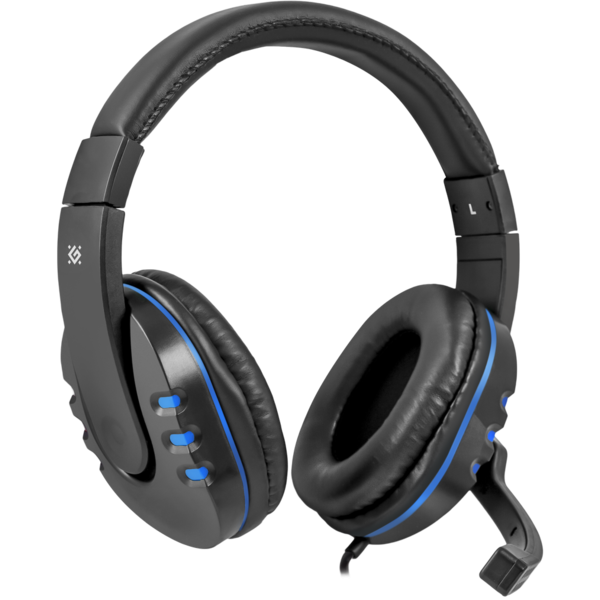 Гарнитура Defender Warhead G-160 Black+Blue (64118), фото №1