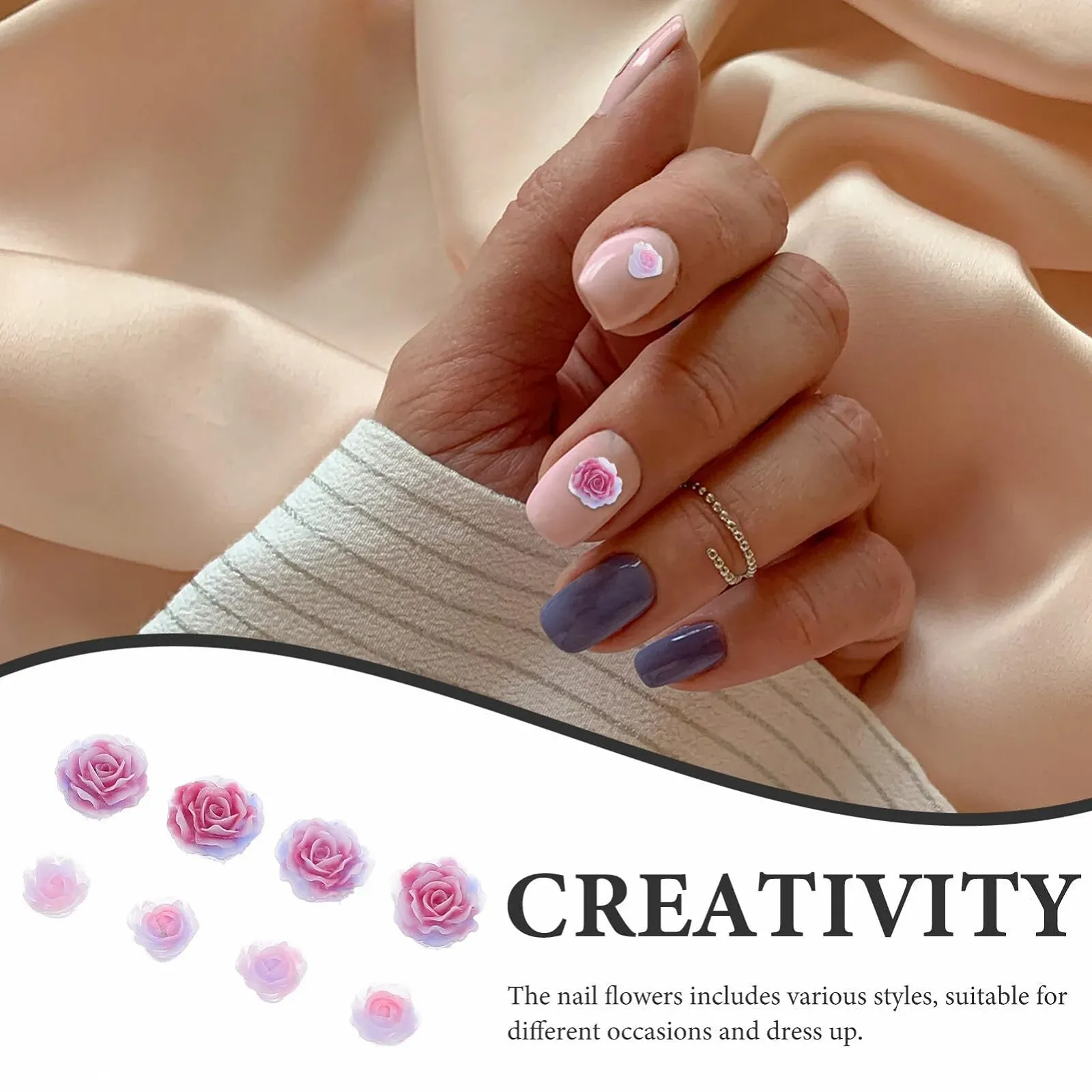 Украшения для ногтей Цветы Baluue Цветочные 3D Украшения для дизайна ногтей, фото №7 Украшения для ногтей Цветы Baluue Цветочные 3D Украшения для дизайна ногтей, фото №7