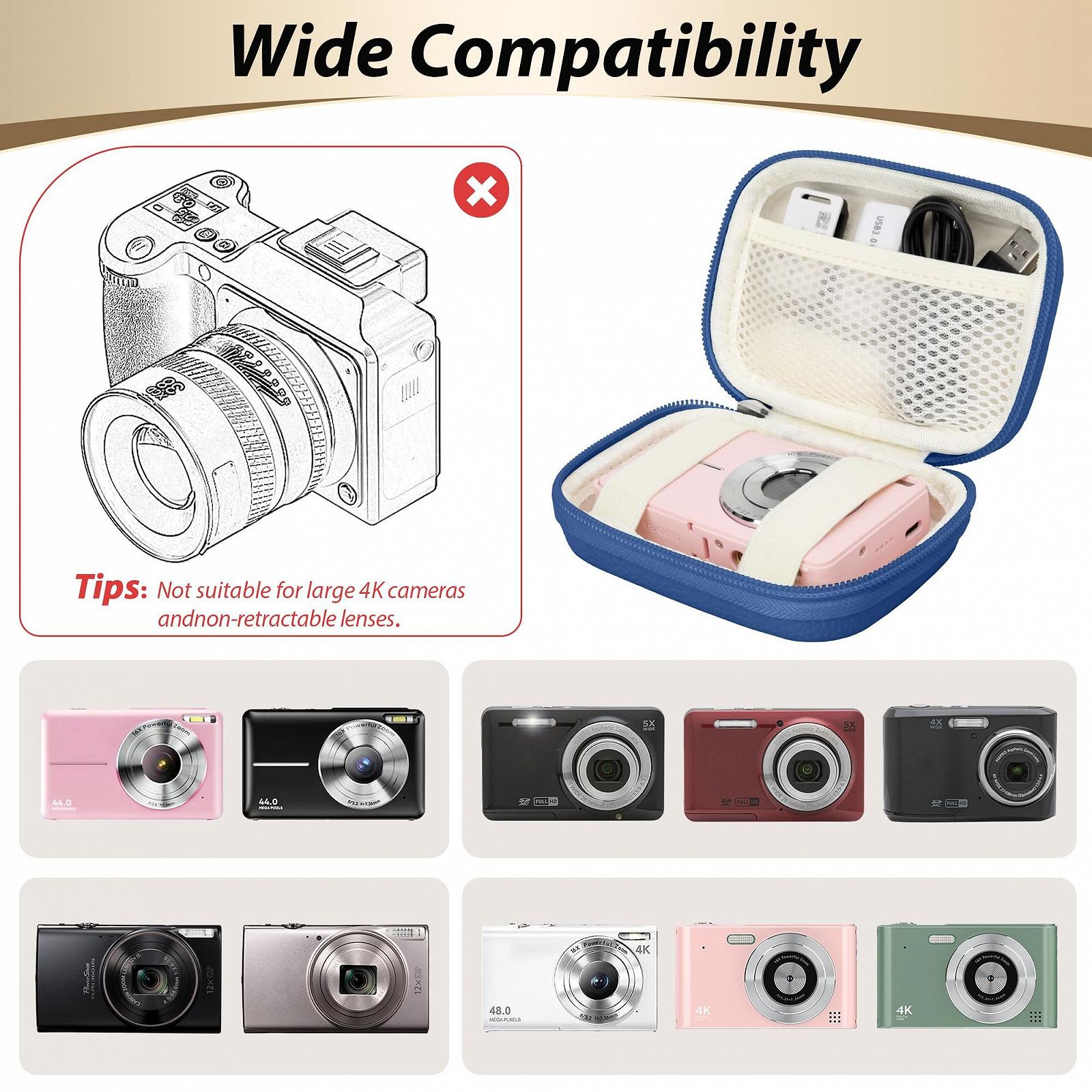 Чехол для цифровой камеры Camkory / Kodak / Lecran / VAHOIALD / Canon IXUS 285 HS компактный, фото №3 Чехол для цифровой камеры Camkory / Kodak / Lecran / VAHOIALD / Canon IXUS 285 HS компактный, фото №3