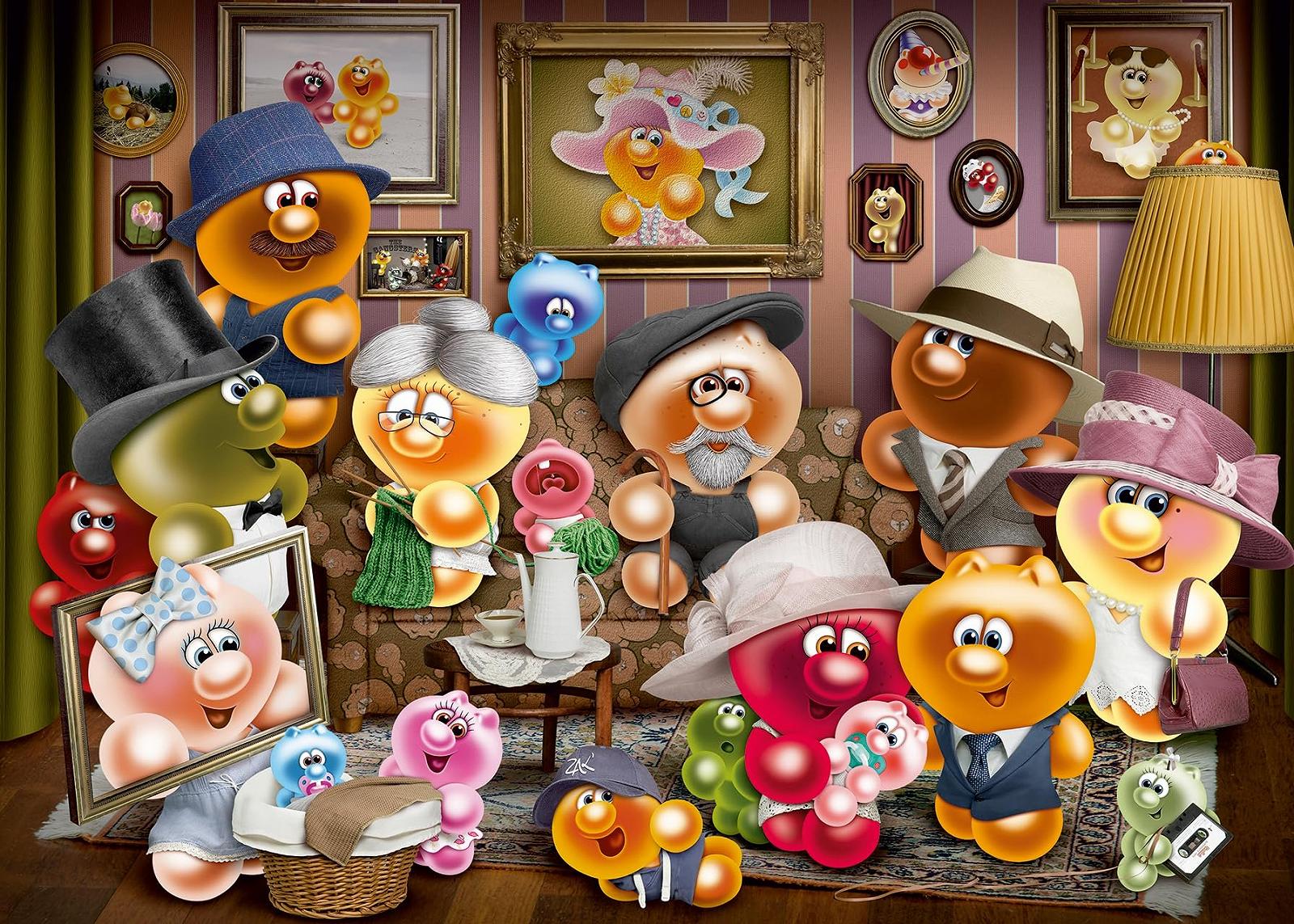 Пазл Ravensburger Funny Gelinis 12000341 2 x 1000 элементов, фото №3