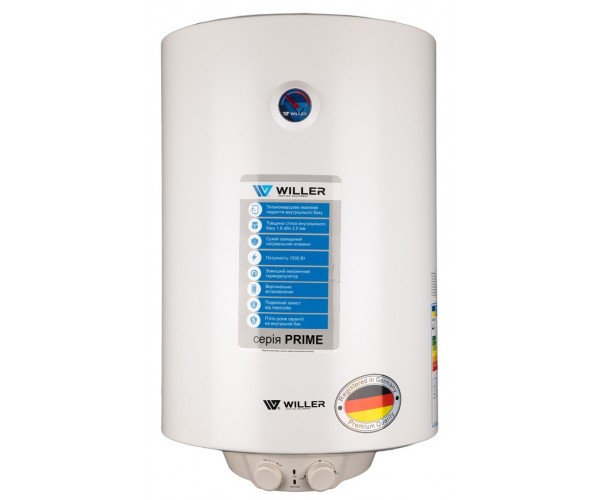Водонагрівач Willer EV100DR серія Prime, фото №1