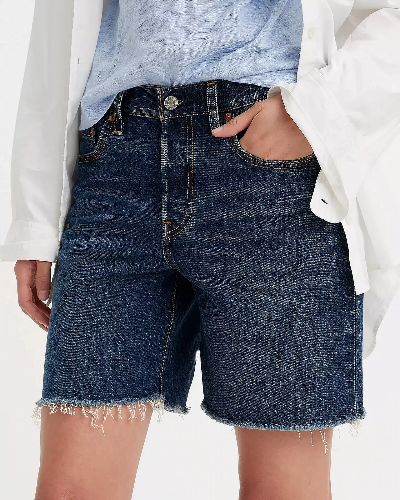 Жіночі джинсові шорти Levis - 501 '90S Short Lw Bottom Bar Short Ltw - 24, фото №3