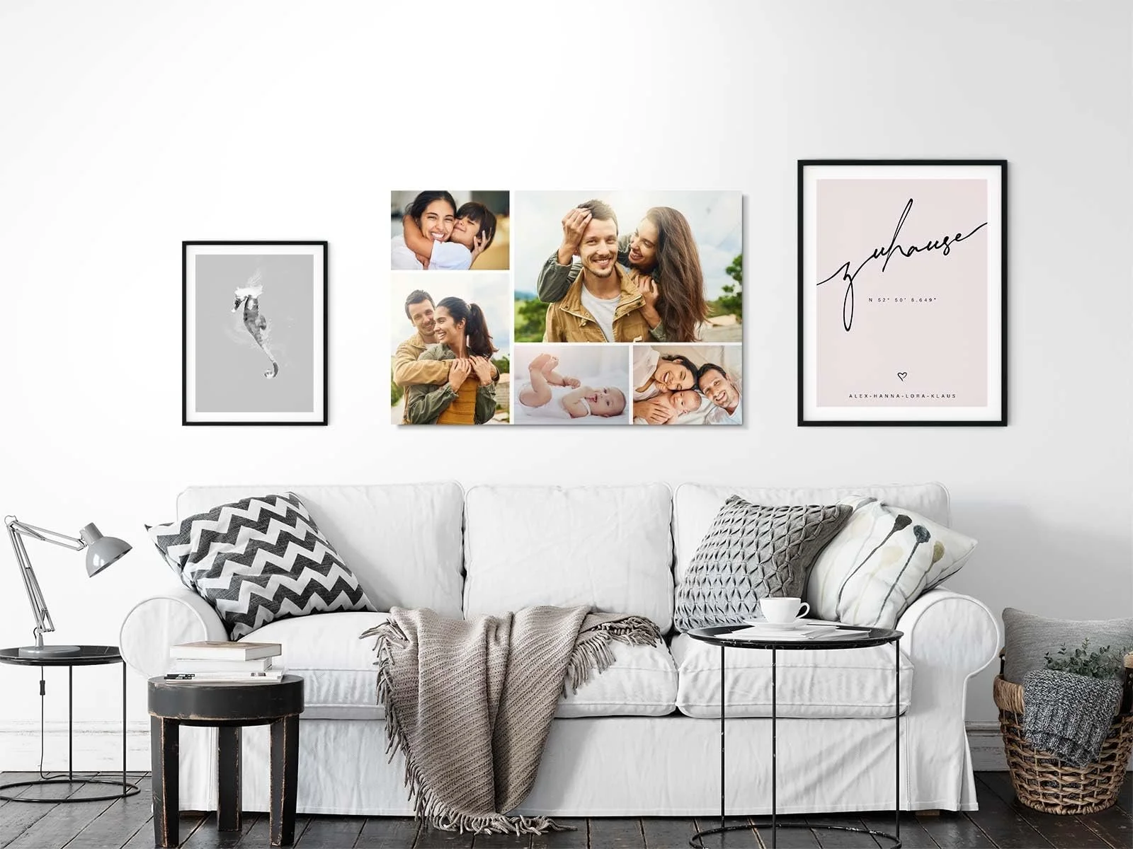 Картина на полотні Paul Sinus Колаж Індивідуальний друк фотографій на замовлення на дерев'яній рамі 2 см, фото №3