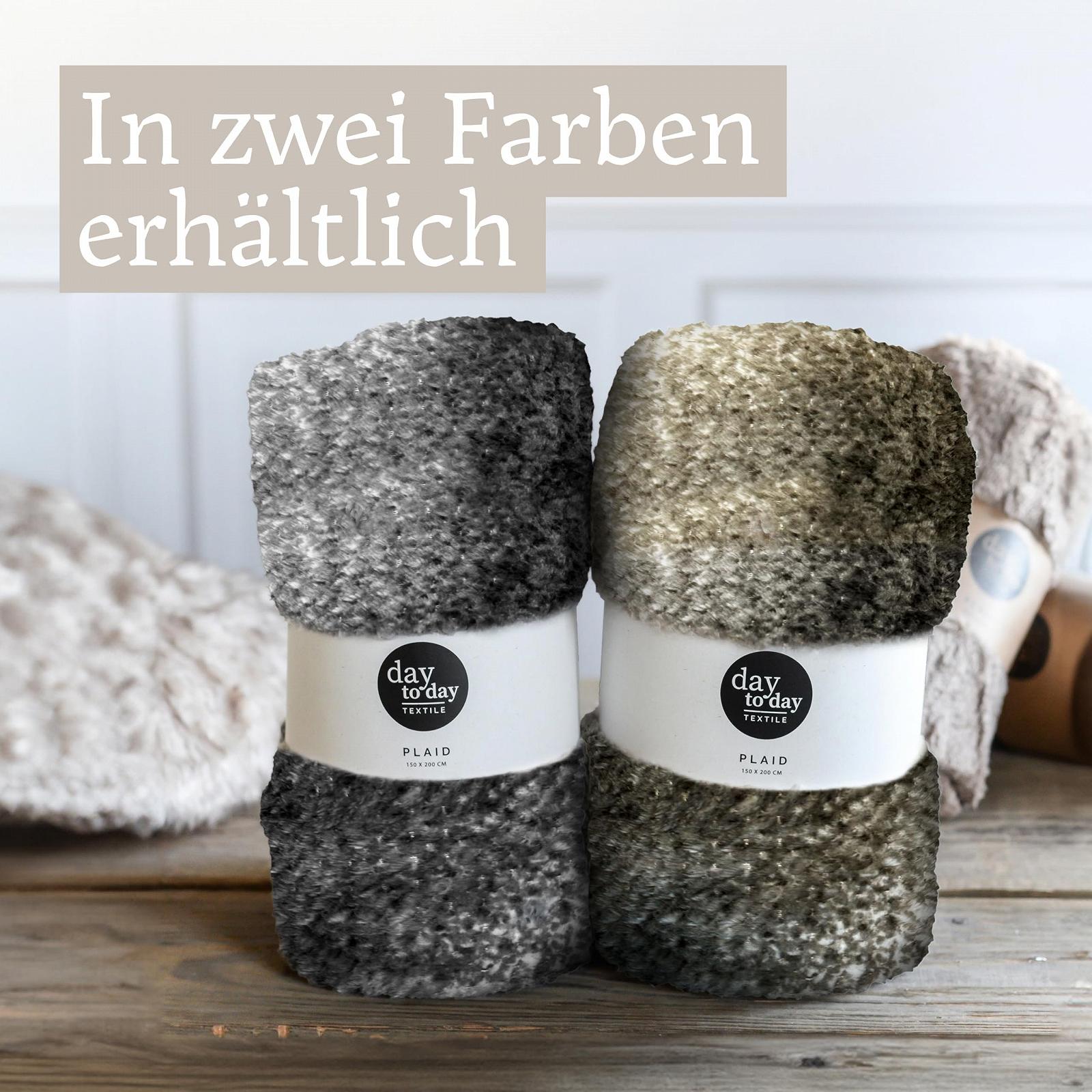 Одеяло MiCasa SuCasa Cuddly Коричневое 125 x 150 см, фото №7