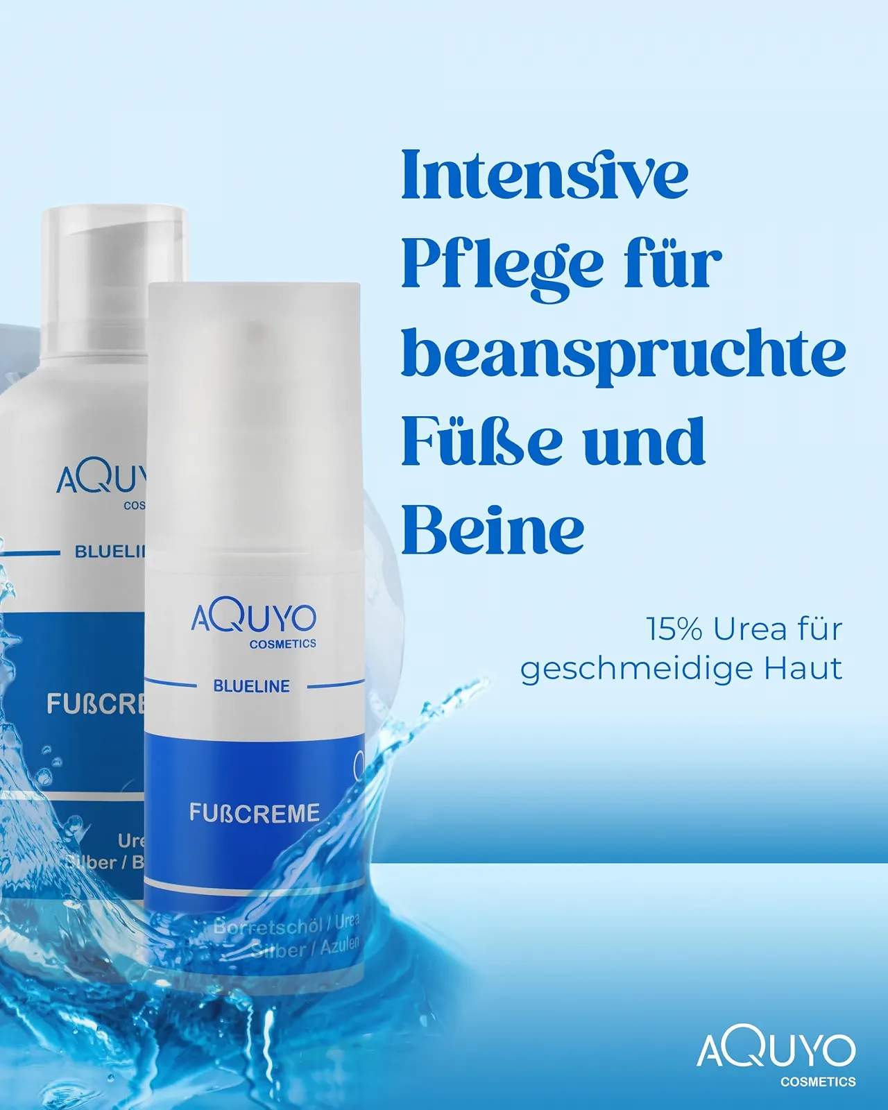 Крем для ног Blueline от мозолей и грибка 15% Urea 100 мл, фото №2