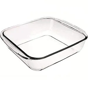 Форма для запекания Ibili Clear Crystal 25 x 22 x 5 см стеклянная прозрачная - Фото 1