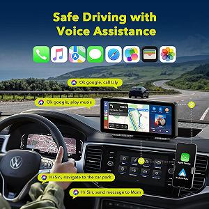 Автомагнітола Lamtto RC09 / 6.86" / Сенсорна / Apple CarPlay / Android Auto / Bluetooth / WI-FI / USB / FM / AUX synthetic.ua - Фото 1