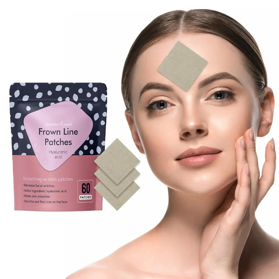 Пластирі для обличчя GJKLO 60 шт. для ліфтингу обличчя, зменшення зморшок, фото №1 Пластирі для обличчя GJKLO 60 шт. для ліфтингу обличчя, зменшення зморшок, фото №1