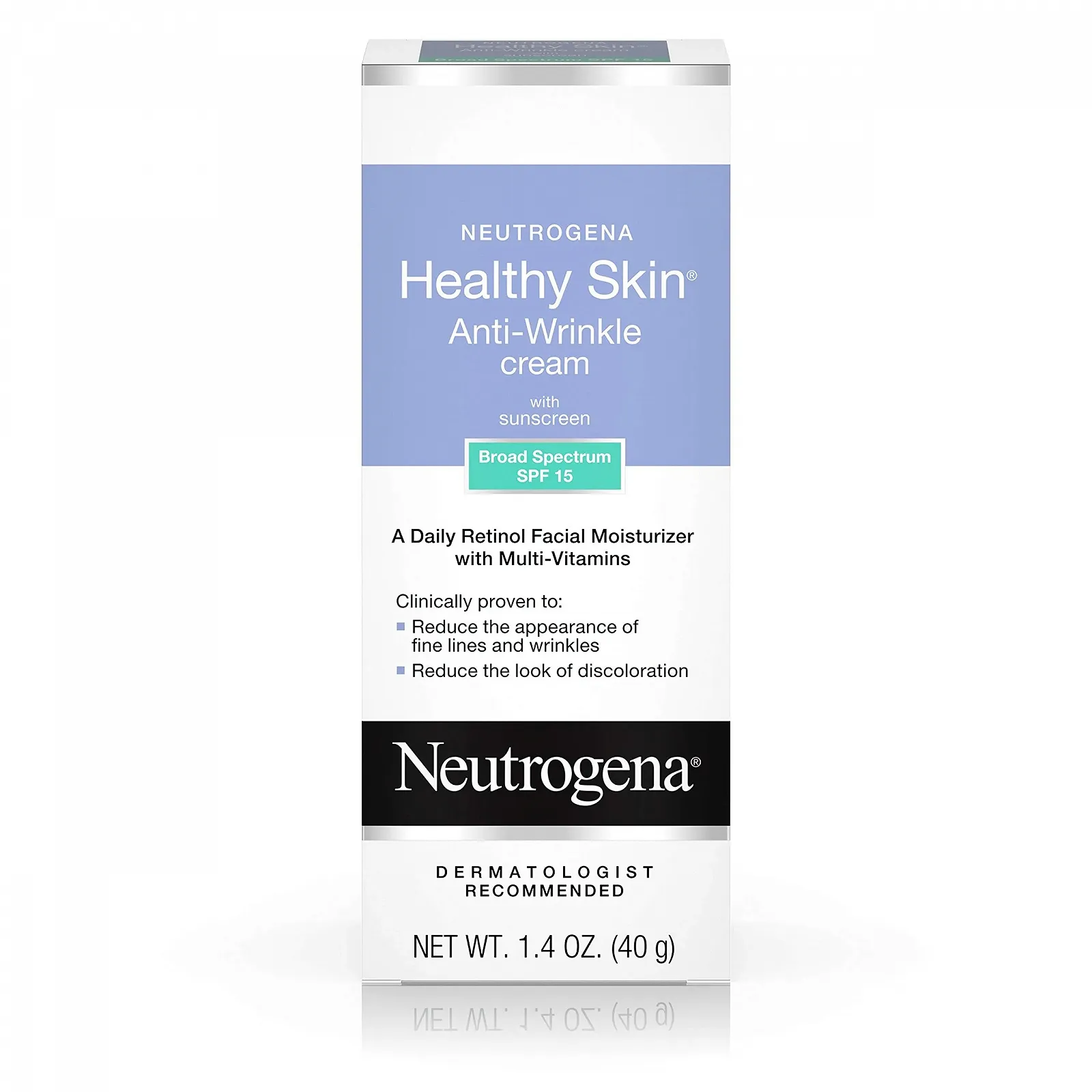 Крем для обличчя Neutrogena Healthy Skin Anti-Wrinkle Cream SPF 15 1.4 унції (41.4 мл), фото №2 Крем для обличчя Neutrogena Healthy Skin Anti-Wrinkle Cream SPF 15 1.4 унції (41.4 мл), фото №2