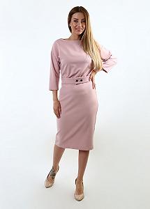 Платье inDresser S Розовый (IN-F0288В006Б-Pink) - Фото 1