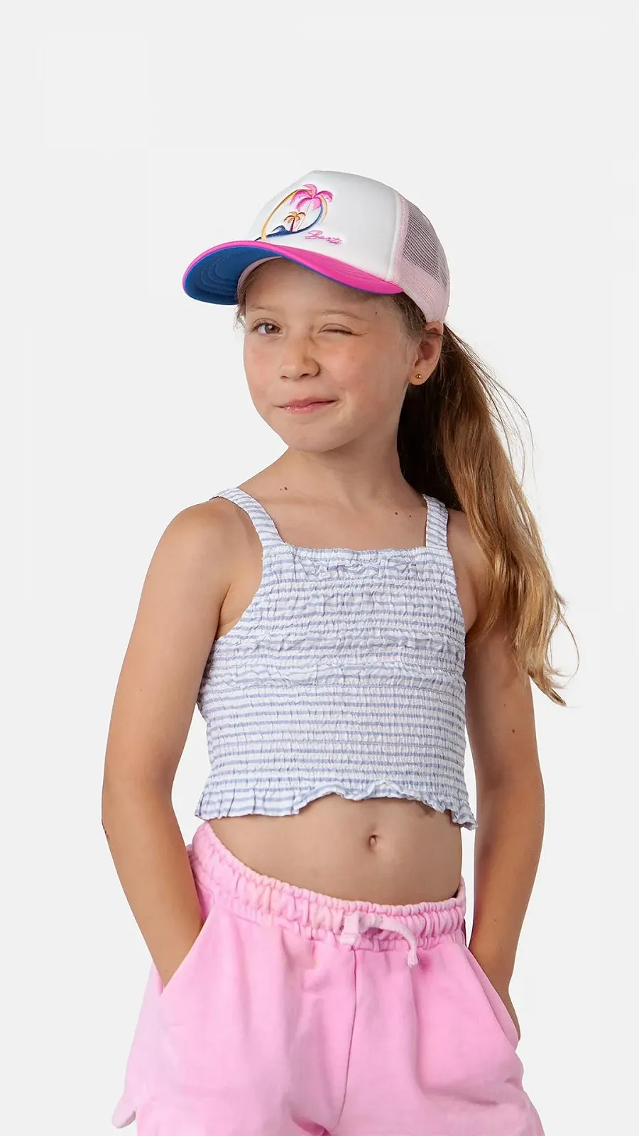 Кепка Barts Surfie ярко-розовая, фото №2 Кепка Barts Surfie ярко-розовая, фото №2