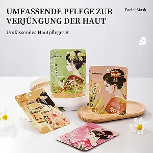 Тканевая маска Shefave Японский уход за кожей Типы Тканевые маски для лица Набор красоты, Маска для лица с корейской центеллой азиатской, Восстанавливающая маска, Маска для лица против акне, Антиоксидант (M, Mix 1) synthetic.ua - Фото 1