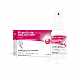 Спрей Minoxicutan 20 мг/мл 3 x 60 мл для густых волос - Останавливает выпадение волос, способствует естественному росту волос synthetic.ua - Фото 1