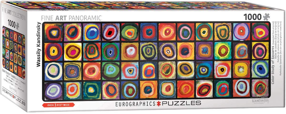 Пазл EuroGraphics 6010-5443 Color Squares Kandinsky (Panoramic), фото №1