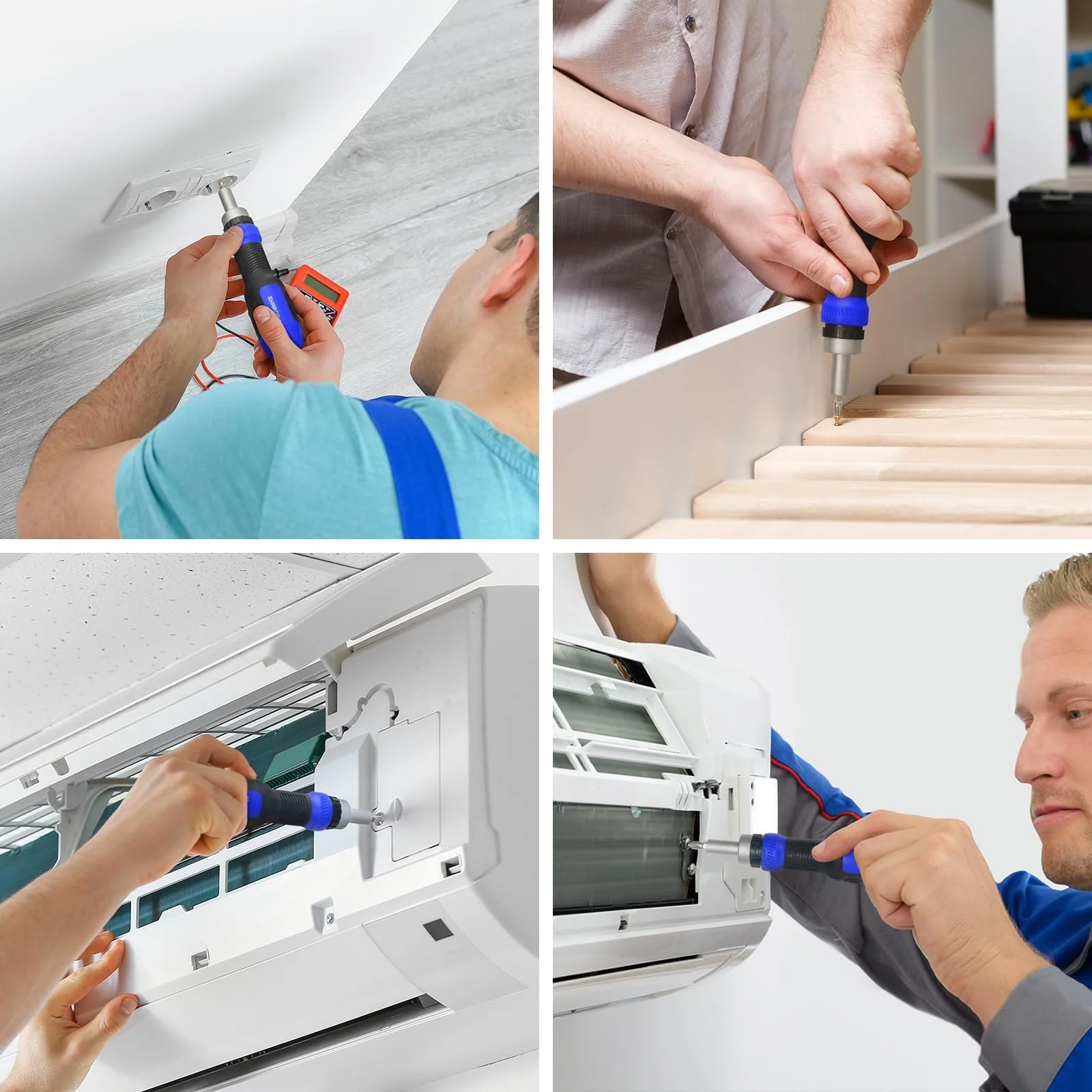 Викрутка з тріскачкою SHARDEN 13-в-1 Torx Slotted Phillips Hexagonal Pozidriv 1/4 дюйма Nut Wrench, фото №8