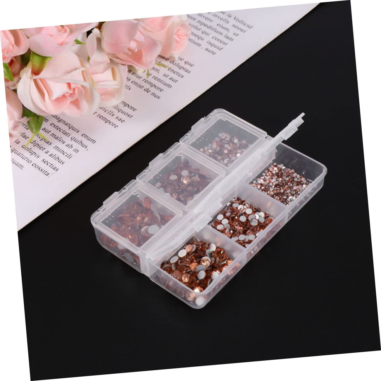 Стразы для ногтей Healvian Плоские стеклянные Стразы Перламутровые украшения для ногтей DIY Одежда Обувь Аксессуары для мобильных телефонов, фото №7