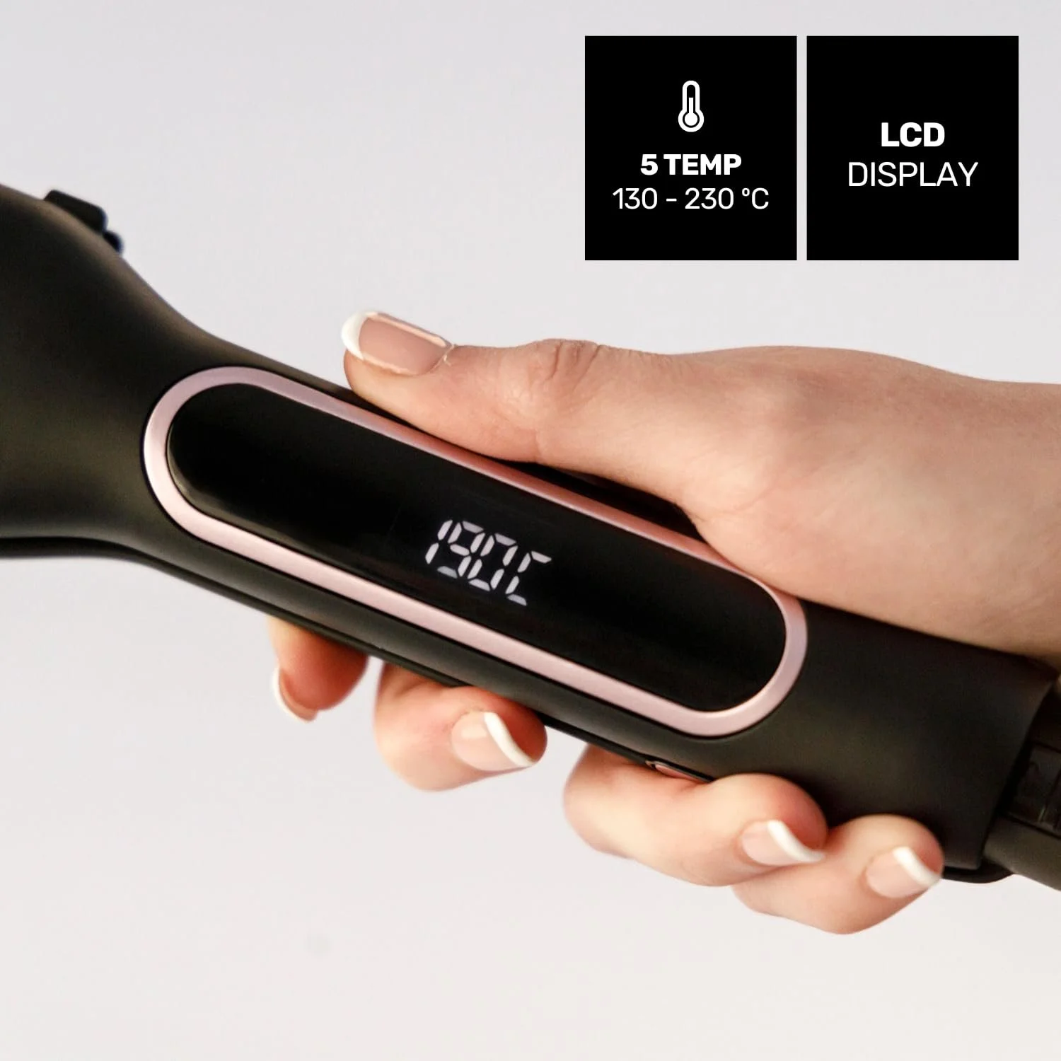 Випрямляч для волосся Taurus Slimlook 3 Care 70 Вт 6 рівнів температури LCD-дисплей Black, фото №4 Випрямляч для волосся Taurus Slimlook 3 Care 70 Вт 6 рівнів температури LCD-дисплей Black, фото №4