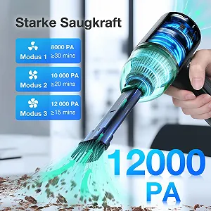 Подвидувка и пылесос 2 в 1 MECO ELEVERDE 90000 об/мин 12 кПа 3 скорости Type-C synthetic.ua - Фото 1