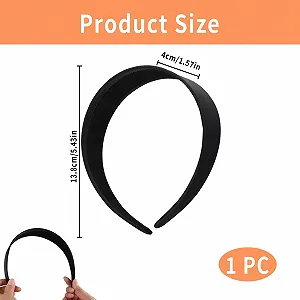 Обруч Черный Широкий 4 см synthetic.ua - Фото 1