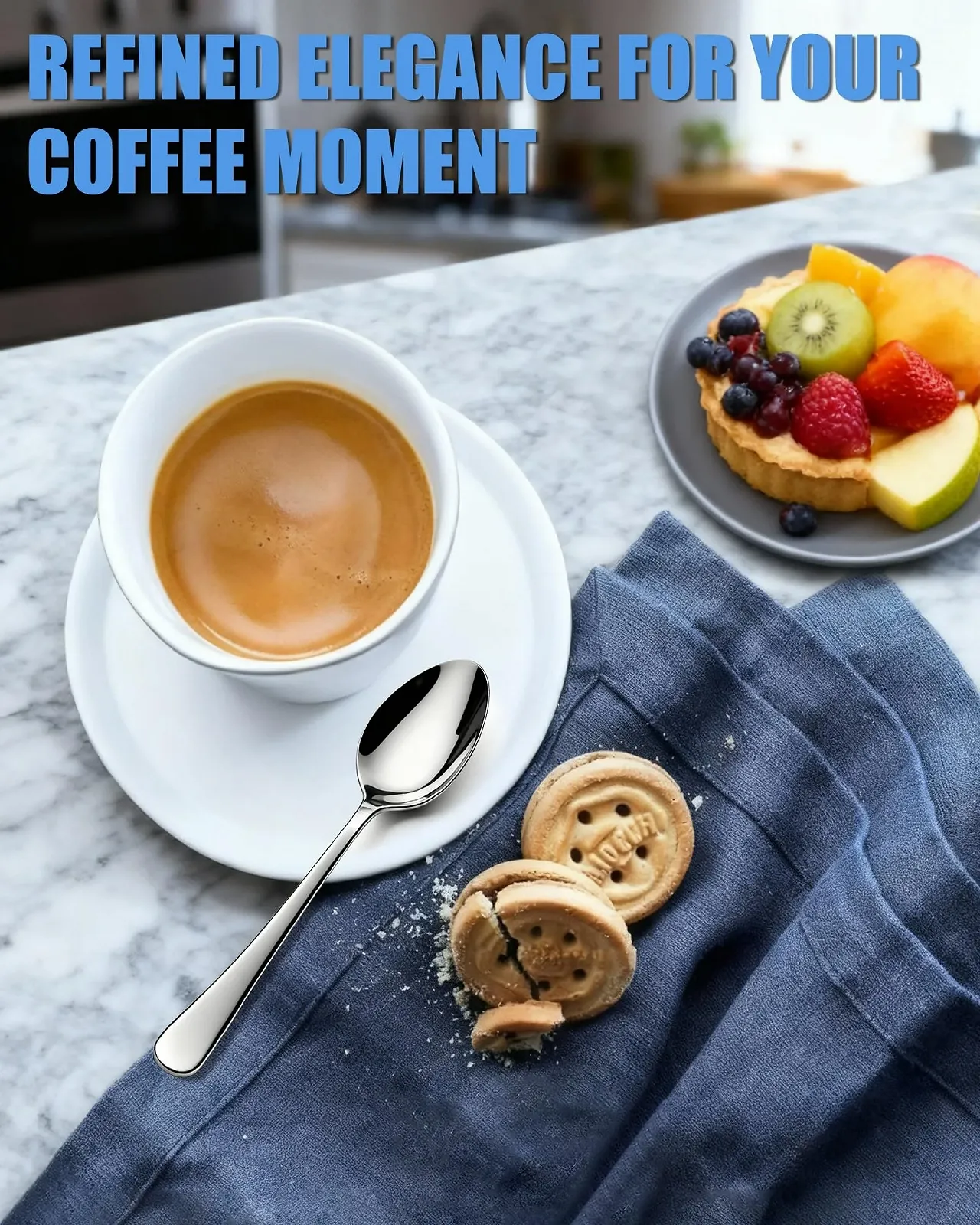 Кавова ложка з нержавіючої сталі, 11 см 12 шт., фото №5