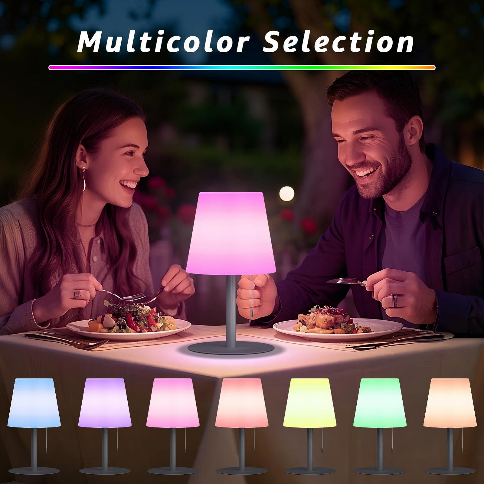 Настільна лампа uuffoo Solar Вулична Акумуляторна IP44 RGB Сіра, фото №5