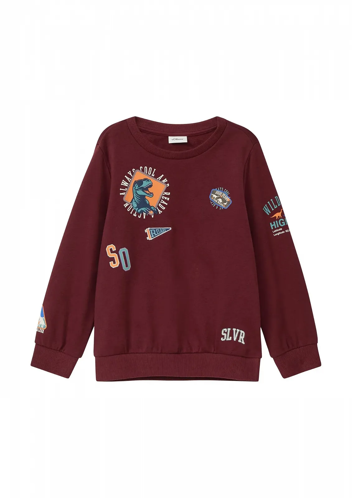 Світшот s.Oliver з 3D-принтами та вишитими деталями, фото №1