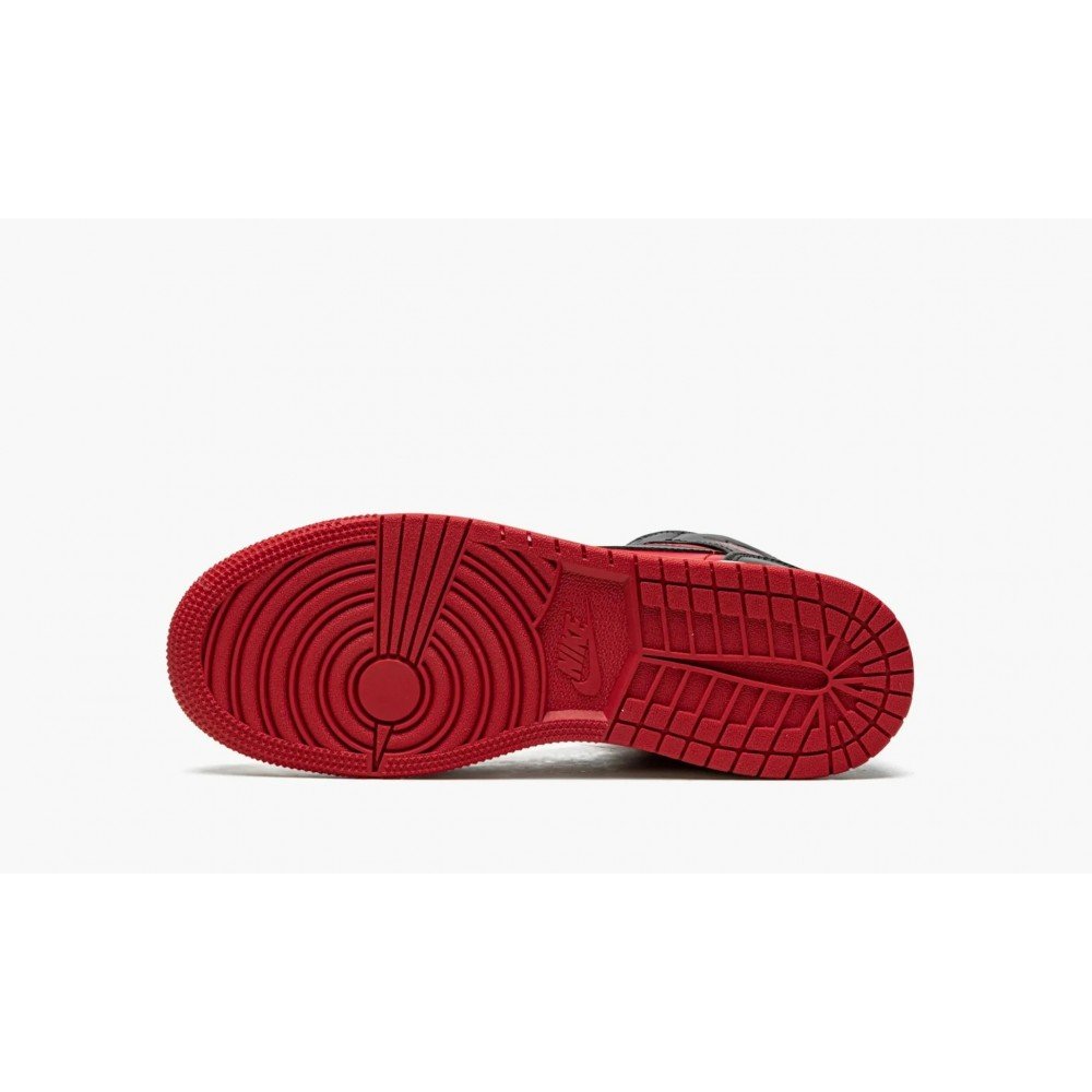 Кросівки Air Jordan 1 Mid Reverse Bred 2021 (GS) 38, фото №4
