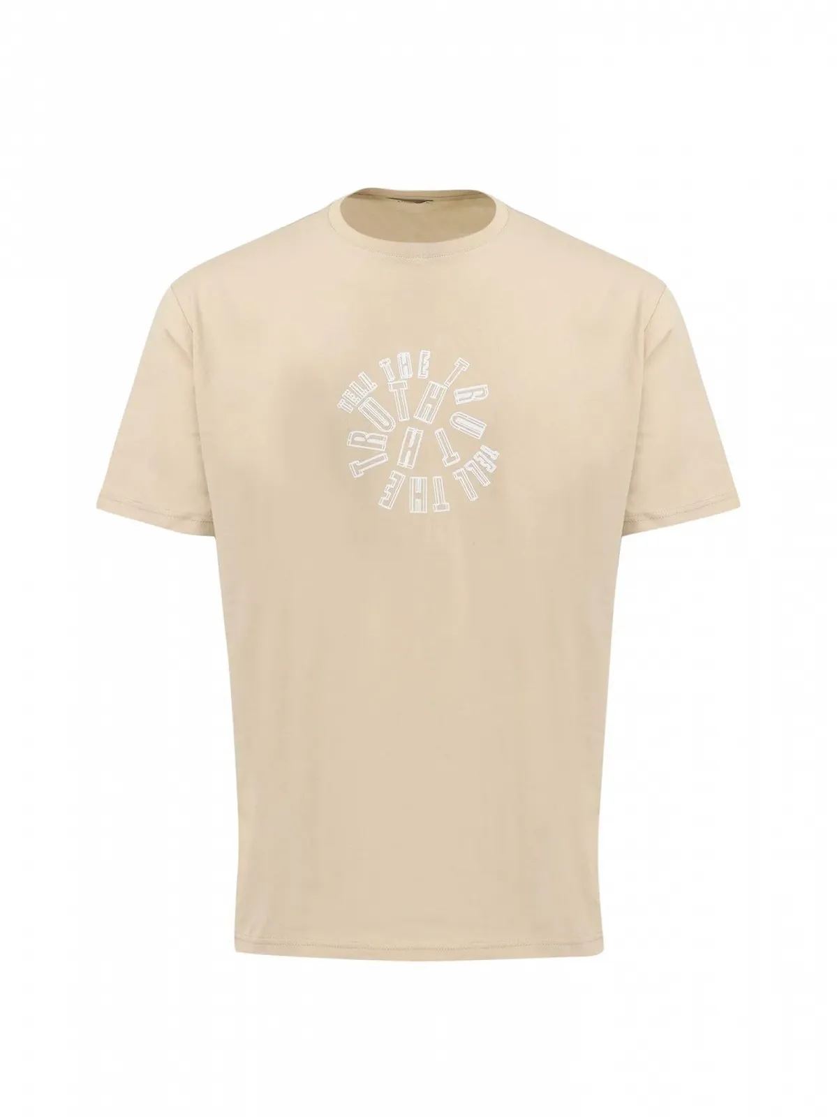 Футболка LTB Manara сучасного крою - Чоловіча футболка Regular бавовна круглий виріз - Бежевий Розмір M, фото №1