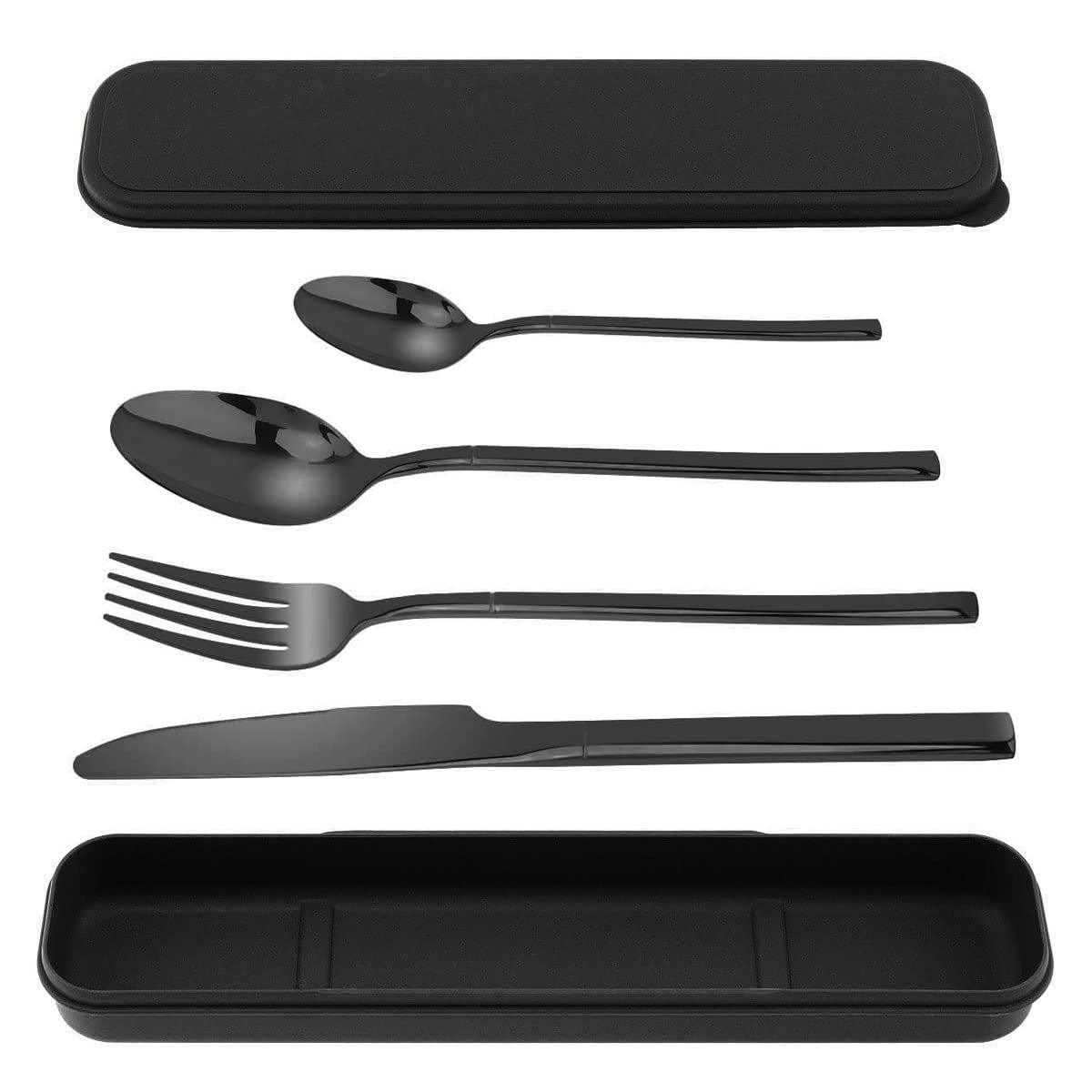 Набор серебряных столовых приборов OriGlam, из нержавеющей стали, фото №4 Набор серебряных столовых приборов OriGlam, из нержавеющей стали, фото №4