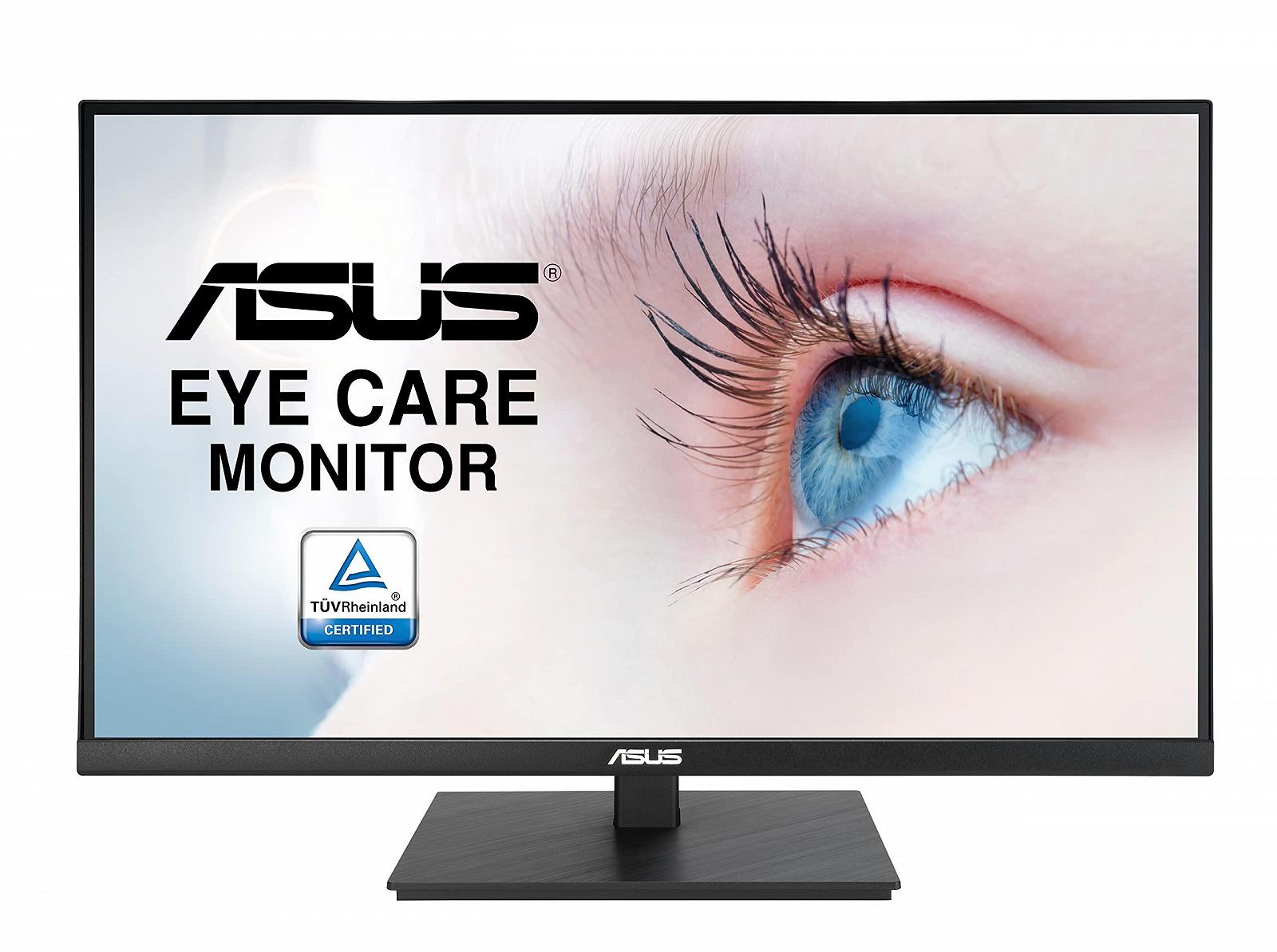 Монитор ASUS Eye Care VA27AQSB 27-дюймовый WQHD безрамочный эргономичный Flicker-Free с синим светофильтром Adaptive Sync 75 Гц 16:9 IPS панель 2560 x 1440 DisplayPort HDMI USB Hub, фото №6