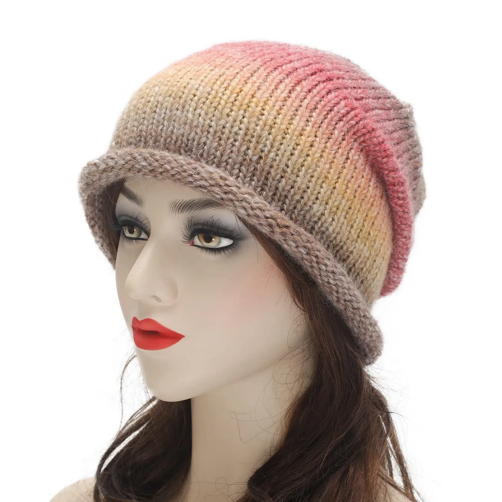 Вязаная шапка-бини ZLYC, мягкая зимняя эластичная, фото №2 Вязаная шапка-бини ZLYC, мягкая зимняя эластичная, фото №2