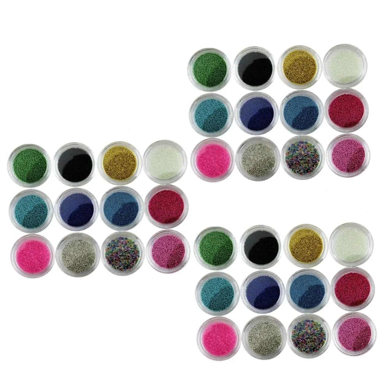 Ікра для нігтів minkissy кольорові, випадковий вибір кольорів, фото №1