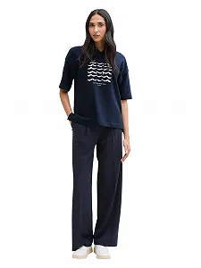 Толстовка з капюшоном TOM TAILOR Жіноча з короткими рукавами synthetic.ua - Фото 1