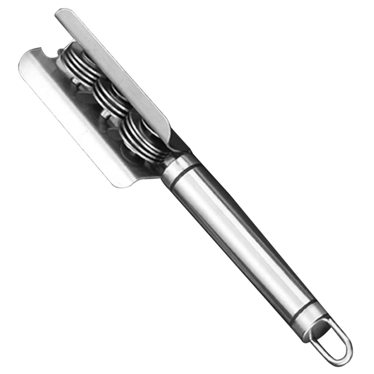 Точилка TOYANDONA для кухонных ножей и ножниц из нержавеющей стали с отверстием для подвешивания, фото №1