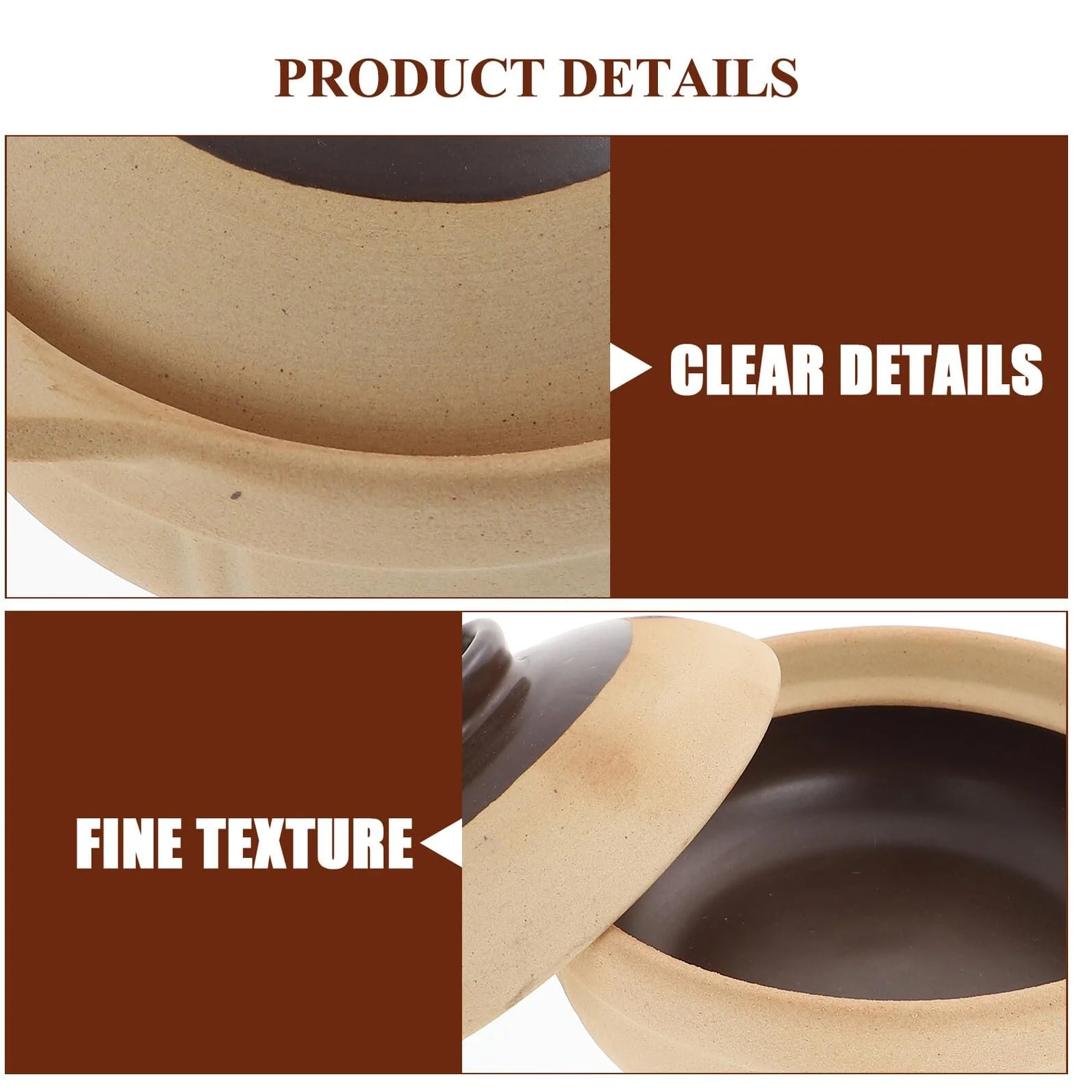 Горшок керамический Ciieeo для одного человека глазурованный, фото №4 Горшок керамический Ciieeo для одного человека глазурованный, фото №4