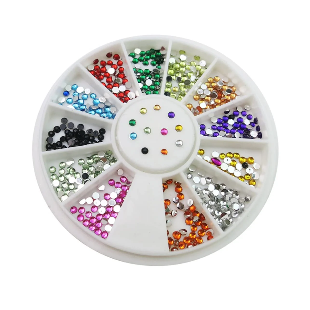 Стразы для ногтей Плоские Задние Винты для ногтей Стекло AB Бриллиант Кристалл Бусины Плоские Кристаллы Маникюр Декорация Японские и Корейские Модели Хрустальные Наклейки, фото №1