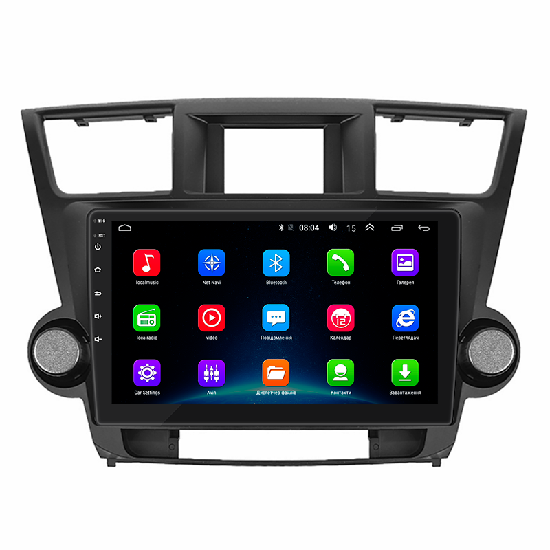 Станна магнітола Lesko 10 Toyota Highlander II U40 Рестайлінг 2010-2013 2/32Gb/ 4G Wi-Fi (9702-38937), фото №2