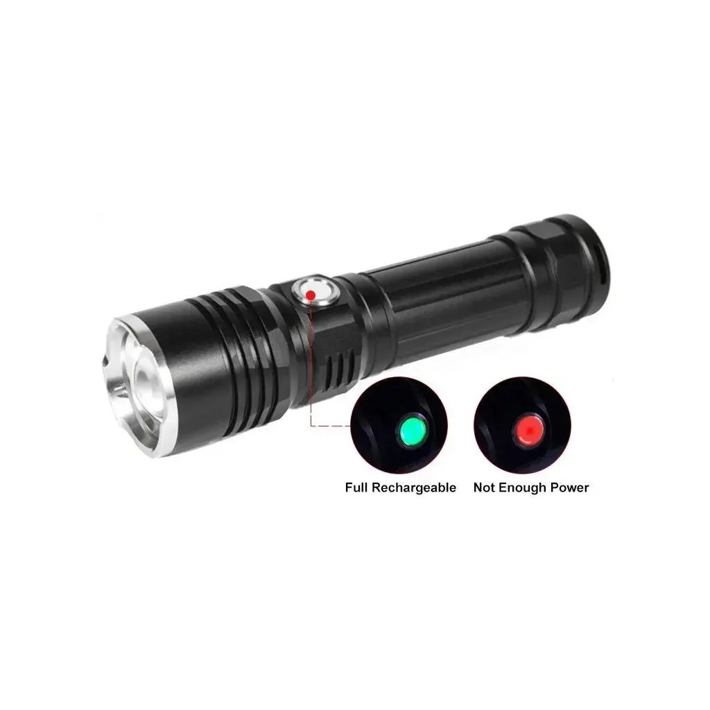 Фонарь Quantum Solid-M 10W LED з USB box (QM-FL1020-CB), фото №2
