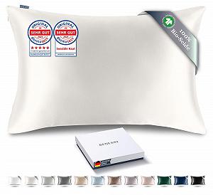 Наволочка RENESSY Organic Silk 40 x 80 см, цвет Natural Silk Off-White - Фото 1
