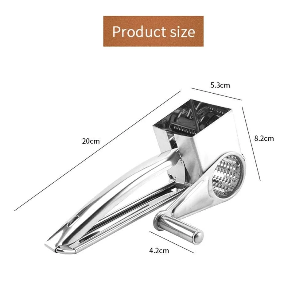 Ручная Терка-мельница для сыра с ручкой, для пармезана, профессиональная, фото №5