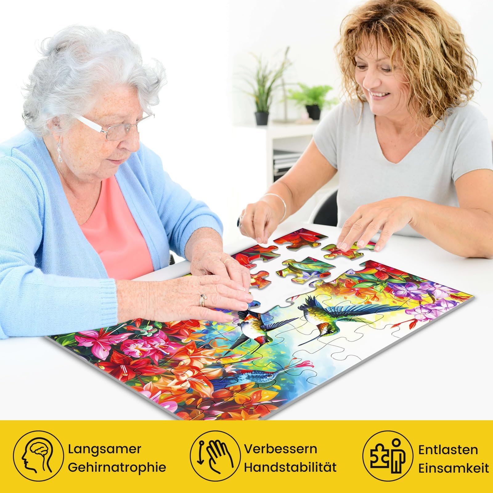 Набор пазлов WSCXSC 6 упаковок по 36 крупных элементов для пожилых людей при деменции и Альцгеймере, фото №7